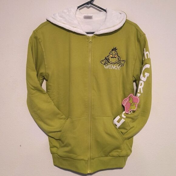 Dr. Seuss The Grinch Fleece Jacket - Picture 1 of 5